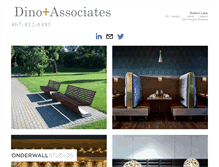 Tablet Screenshot of dino-associates.com